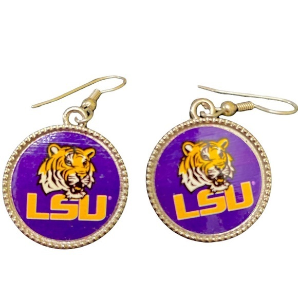 LSU Tigers Earring Set - Picture 2 of 3